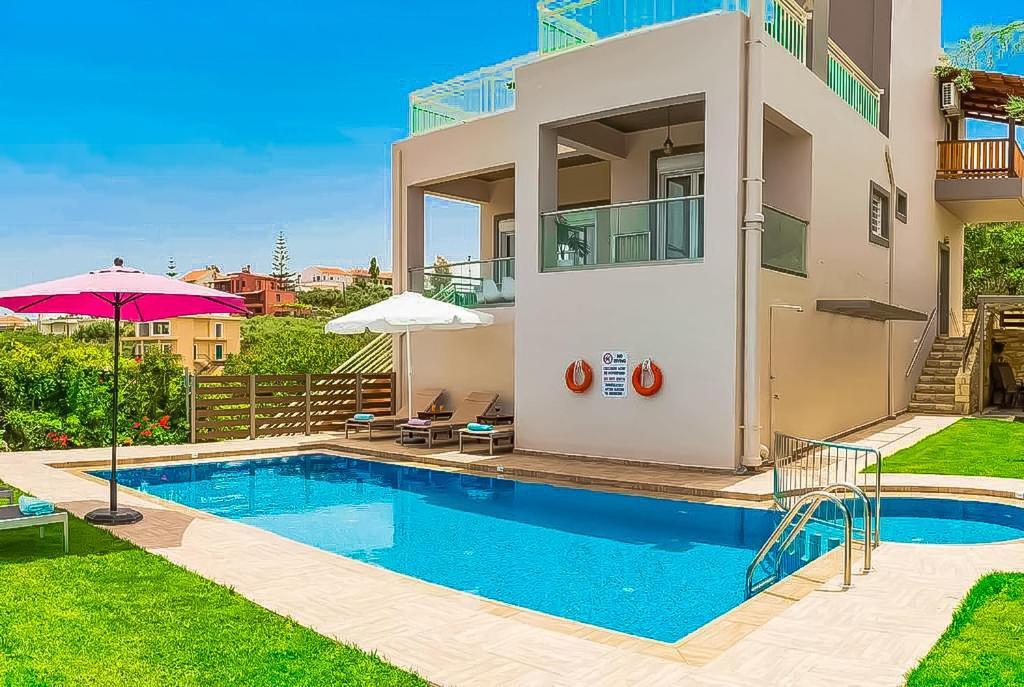 Villa Panagiotis Chania ダラトソ エクステリア 写真
